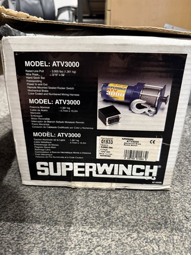 Atv3000 super winch - atv3000,