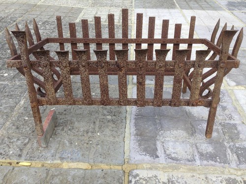 Vintage cast iron fire - vintage,