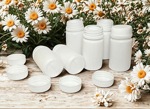 Pcs white 20g plastic - 10,