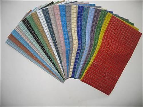 Half mixed 10mm mosaic - half, tiles