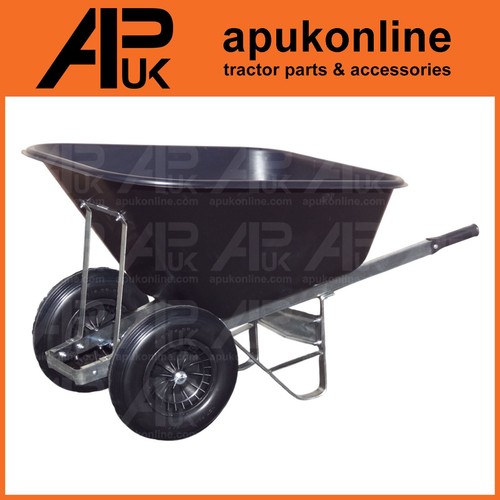 200l black wheelbarrow twin - 200l,