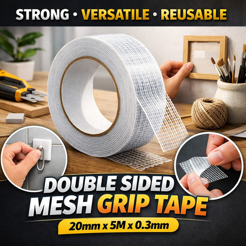 Double sided mesh - double-sided, grip