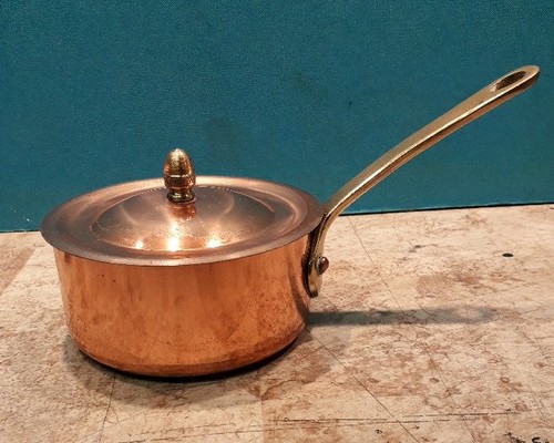Vintage small lidded copper - vintage,