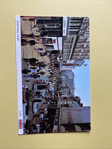Cardiff postcard queen street - postcard,
