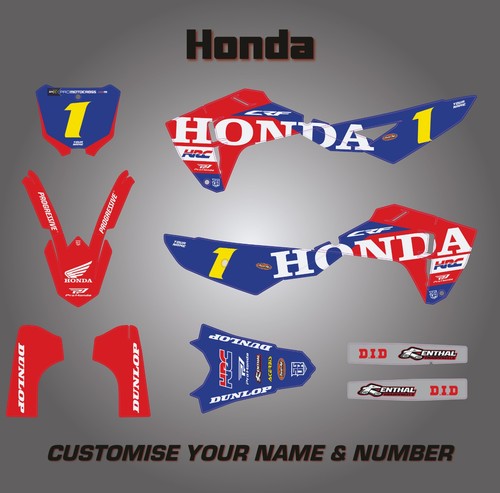 Factory hrc honda graphics - honda, mx