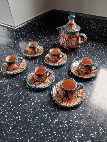 Vintage tunisian demitasse - vintage,