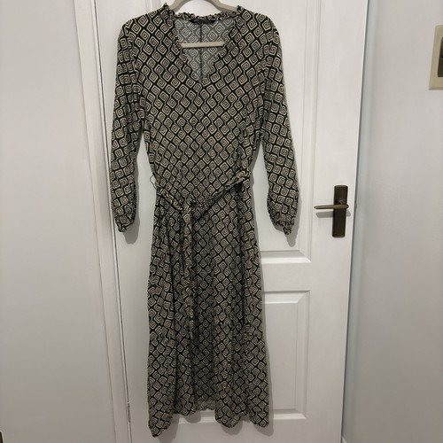 Zara dark green midi - zara,
