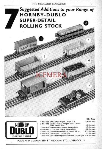 1960 hornby dublo rolling - 1960,
