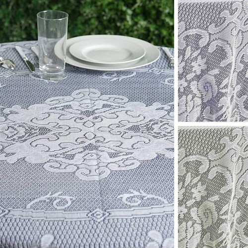Lace round tablecloth - lace,