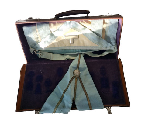 1950s masonic master apron - 1950s,