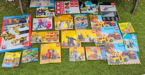 Vintage lego paperwork job lot - paperwork,