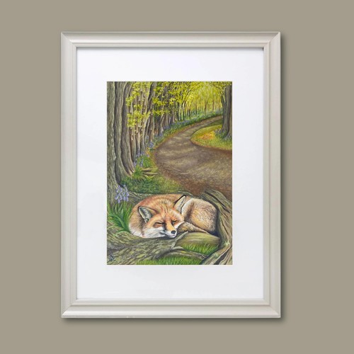 Mounted and framed original - framed,