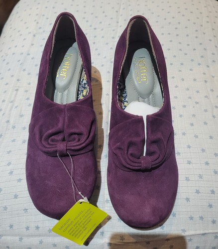 Hotter donna purple suede - suede, uk