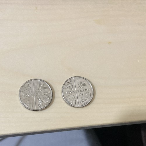 British five pence - british,