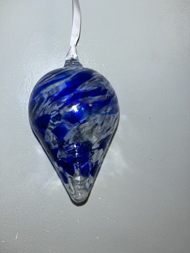 Glass teardrop friendship ball - glass,