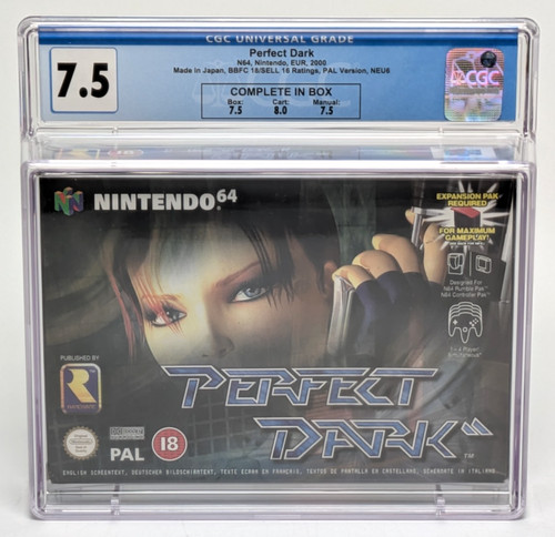 Perfect dark cgc graded 7 - dark, |