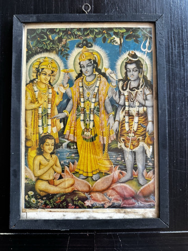 Antique hindu religious print - antique,