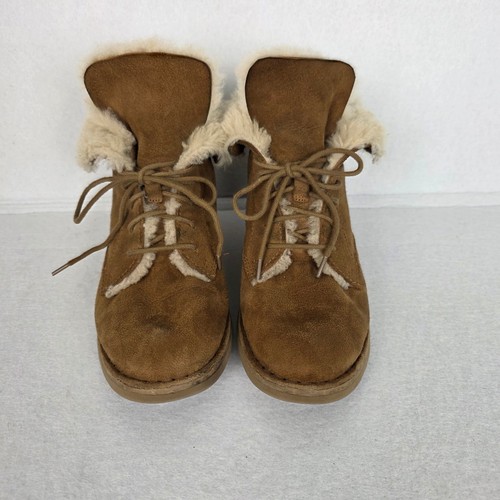 Ugg quincy chestnut suede lace - ugg,