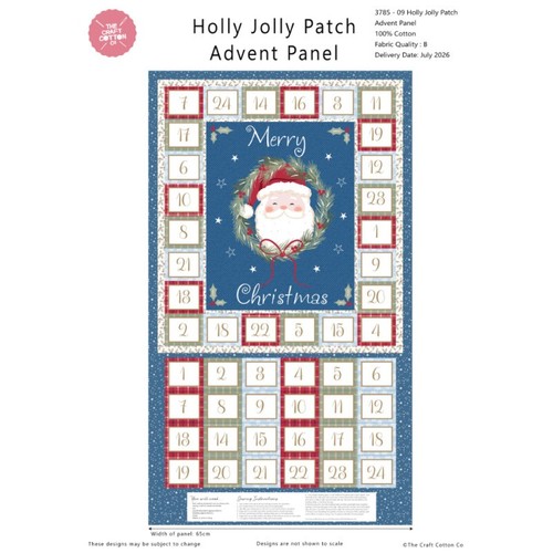 Advent calendar fabric - advent,