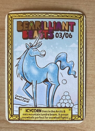 Bear yoyo card brilliant - yoyo,
