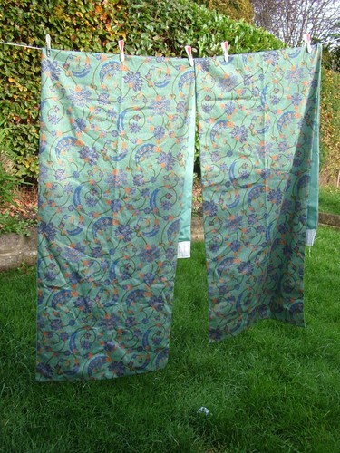 Pair bespoke batik green - pair,