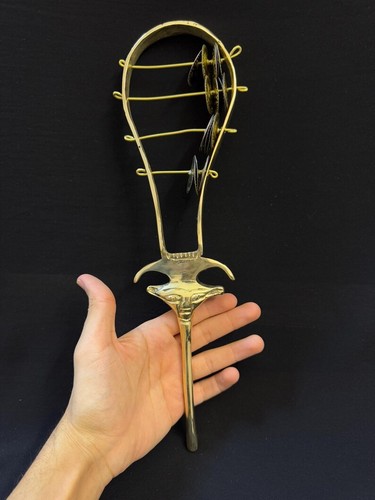 Goddess hathor copper sistrum - goddess,