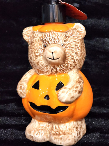 Teddy bear pumpkin costume - in,