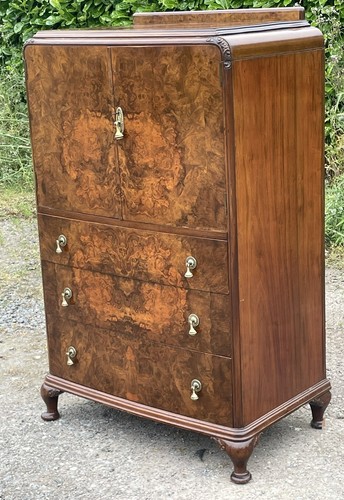 Superb walnut art - superb, deco