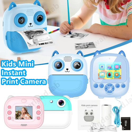 Instant print camera - instant, camera,