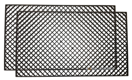 Diamond cut filter grids - x,