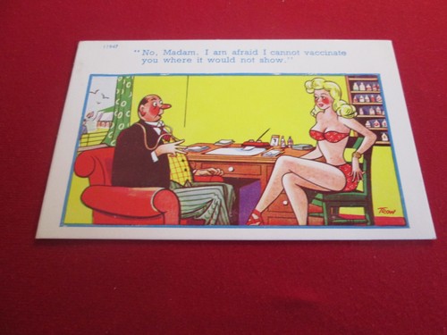 Saucy seaside postcard - seaside,