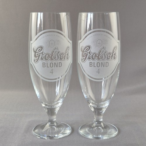 Grolsch blond pint beer - 2x,