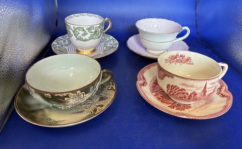 Four vintage cups - four,