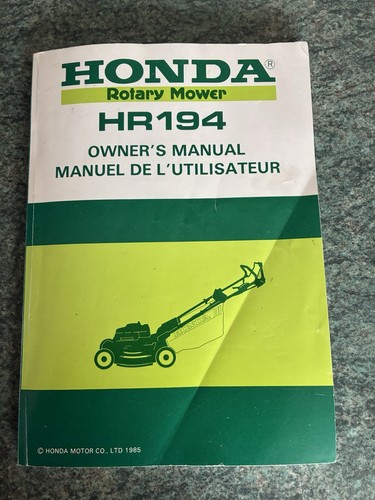 Honda hr194 rotary mower - rotary,