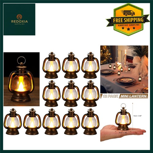 Vintage gold mini lanterns - mini,