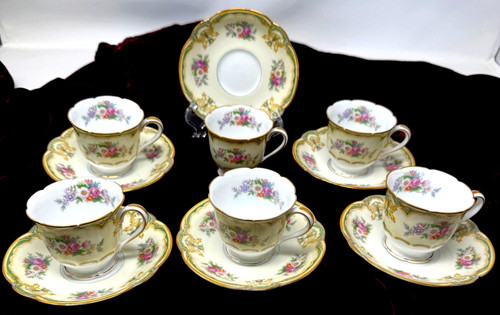 Rare victorian gold floral - victorian, 12