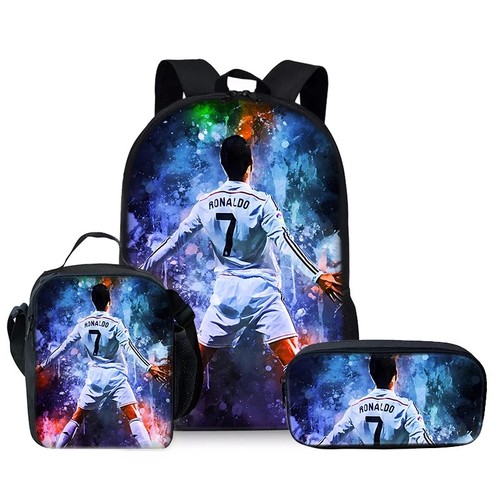 Ronaldo backpack school set - backpack,