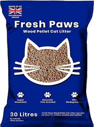 Cat litter wood - cat,