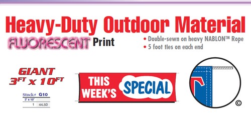 This weeks special banner sign - this,