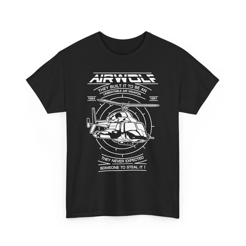 Retro airwolf helicopter - airwolf,