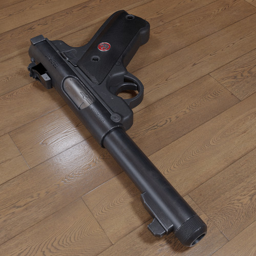 Printed ruger mk4 prop - 3d,