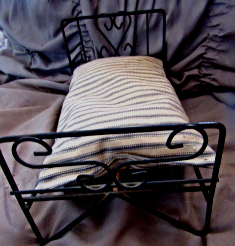 Primitive metal doll - primitive,