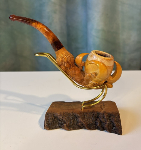 Antique meerschaum dragon - antique,