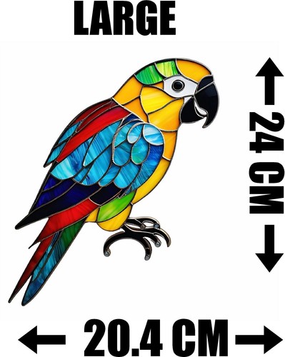 Parrot stained glass effect - parrot,