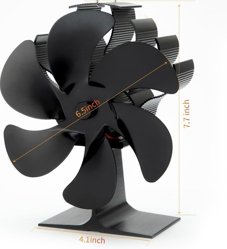 Jossacolar log burner fan - burner,