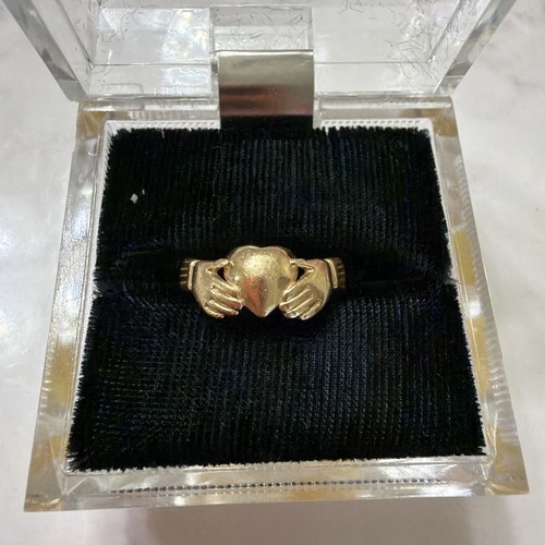 Fenian claddagh ring - claddagh, 14k