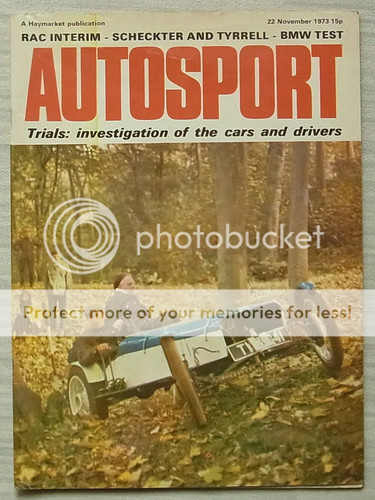Autosport magazine nov 1973 - magazine,