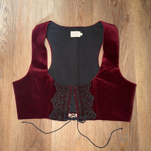Voriagh crushed velvet corset - voriagh,