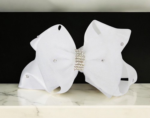Ivory hair rhinestone - ivory,