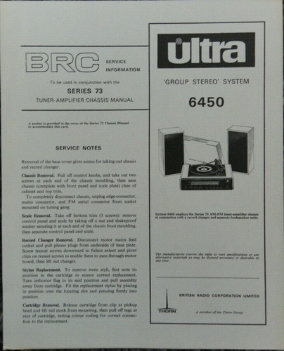 Ultra group stereo system - ultra,